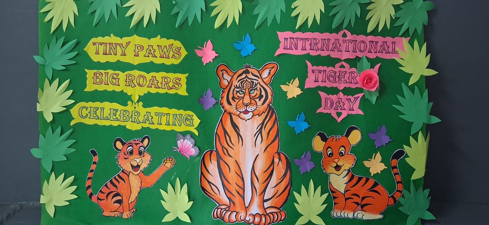 International Tiger Day Awareness and Artwork