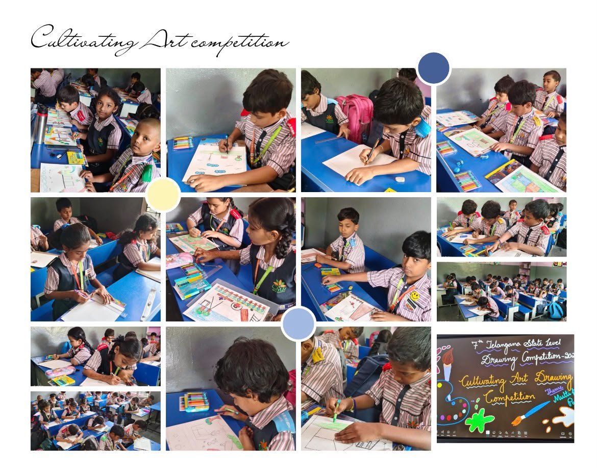 7th Telangana State Level Drawing Competition - Cultivating Art